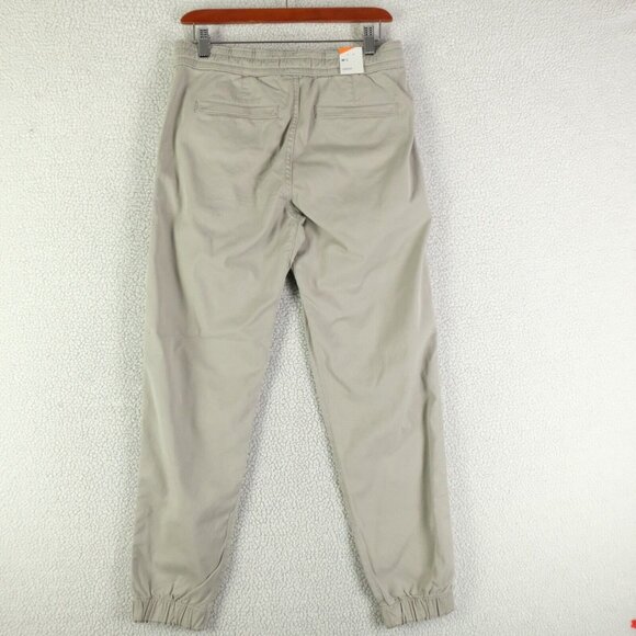 DUER Joggers Womens Small Green Live Lite Tapered Drawstring Pockets Cotton - Picture 4 of 13